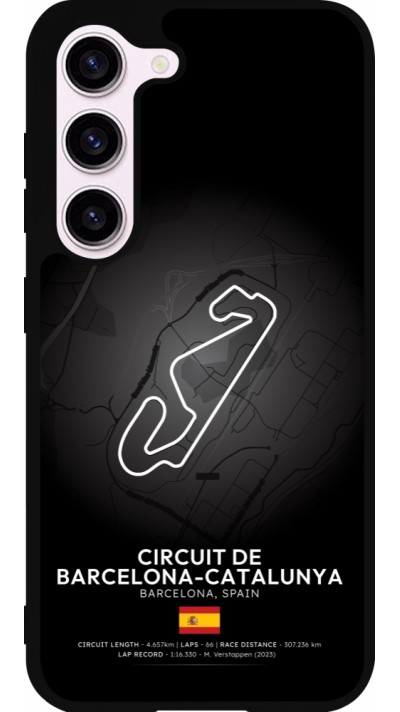 Samsung Galaxy S23 FE Case Hülle - Silikon schwarz F1 Track 2025 Spain