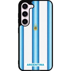 Samsung Galaxy S23 FE Case Hülle - Silikon schwarz Argentinien 2026 personalisierbares Fussballtrikot