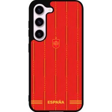 Samsung Galaxy S23 FE Case Hülle - Silikon schwarz Spanien 2026 personalisierbares Fussballtrikot