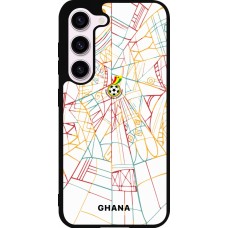Samsung Galaxy S23 FE Case Hülle - Silikon schwarz Ghana 2026 personalisierbares Fussballtrikot