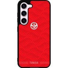Samsung Galaxy S23 FE Case Hülle - Silikon schwarz Tunesien 2026 personalisierbares Fussballtrikot
