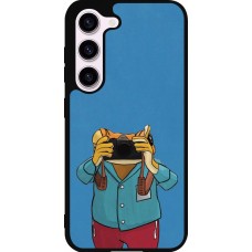 Samsung Galaxy S23 FE Case Hülle - Silikon schwarz Frog with camera DTMF