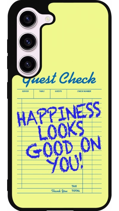 Samsung Galaxy S23 FE Case Hülle - Silikon schwarz Guest check 2026