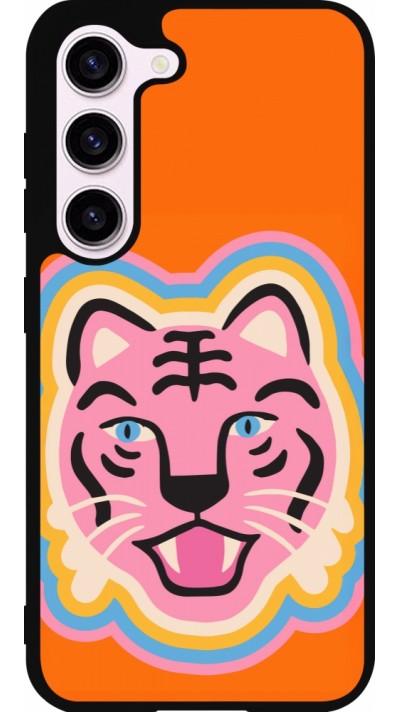 Samsung Galaxy S23 FE Case Hülle - Silikon schwarz Lion colors 2026