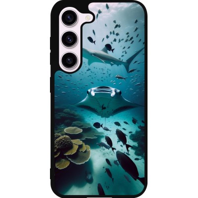 Samsung Galaxy S23 FE Case Hülle - Silikon schwarz Manta Lagune Reinigung