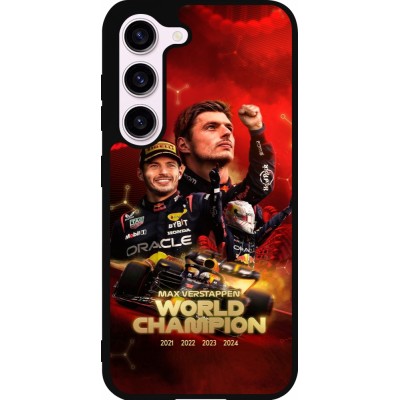Samsung Galaxy S23 FE Case Hülle - Silikon schwarz Max Verstappen Champion 2023