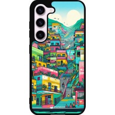 Samsung Galaxy S23 FE Case Hülle - Silikon schwarz Medellin Comuna 13 Kunst