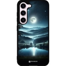 Samsung Galaxy S23 FE Case Hülle - Silikon schwarz Ansicht des Nachthimmels