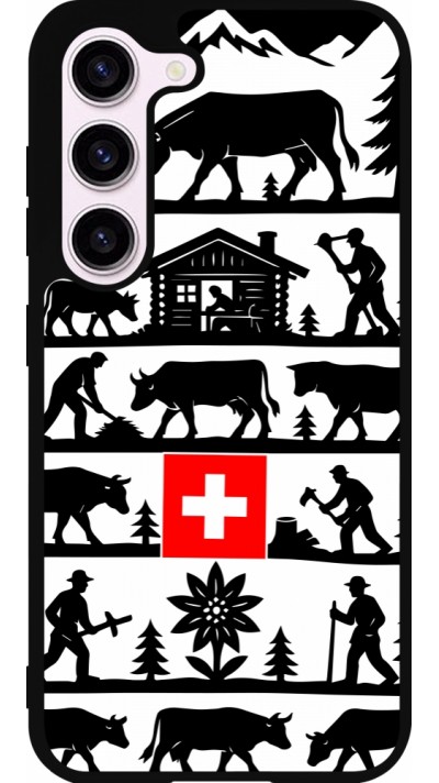 Samsung Galaxy S23 FE Case Hülle - Silikon schwarz Poya Schweiz 1