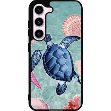 Samsung Galaxy S23 FE Case Hülle - Silikon schwarz Preppy Turtle