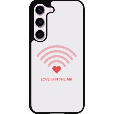 Samsung Galaxy S23 FE Case Hülle - Silikon schwarz Saint Valentines Day 26 Love is in the air