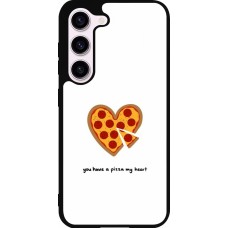 Samsung Galaxy S23 FE Case Hülle - Silikon schwarz Saint Valentines Day 26 You have my pizza heart
