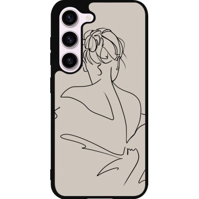 Samsung Galaxy S23 FE Case Hülle - Silikon schwarz Salnikova 05