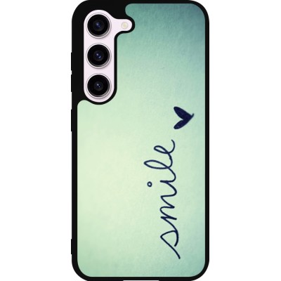 Samsung Galaxy S23 FE Case Hülle - Silikon schwarz Smile