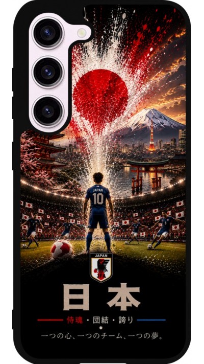 Samsung Galaxy S23 FE Case Hülle - Silikon schwarz Fussball Japan splash 2026