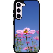 Samsung Galaxy S23 FE Case Hülle - Silikon schwarz Bee on a flower Spring 2026