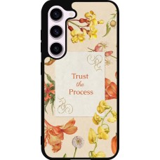 Samsung Galaxy S23 FE Case Hülle - Silikon schwarz Trust the process Spring 2026
