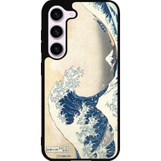Samsung Galaxy S23 FE Case Hülle - Silikon schwarz Kunstbild - Die große Welle vor Kanagawa - Hokusai