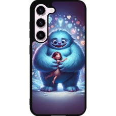 Coque Samsung Galaxy S23 FE - Silicone rigide noir Valentine 2024 Fluffy Love