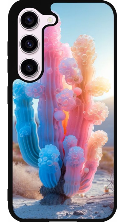 Samsung Galaxy S23 FE Case Hülle - Silikon schwarz Artificial vegetation 2025