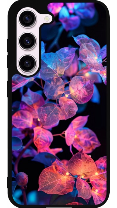 Samsung Galaxy S23 FE Case Hülle - Silikon schwarz Artificial vegetation 2025