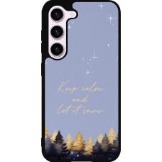 Samsung Galaxy S23 FE Case Hülle - Silikon schwarz Winter 25 Winter illustration of trees