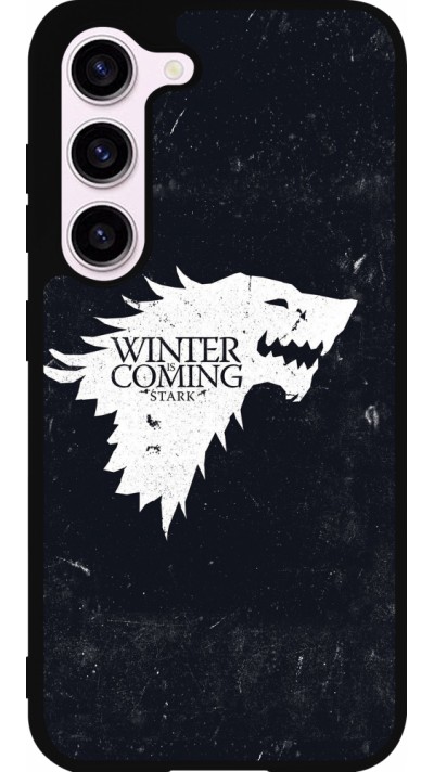 Samsung Galaxy S23 FE Case Hülle - Silikon schwarz Winter is coming Stark