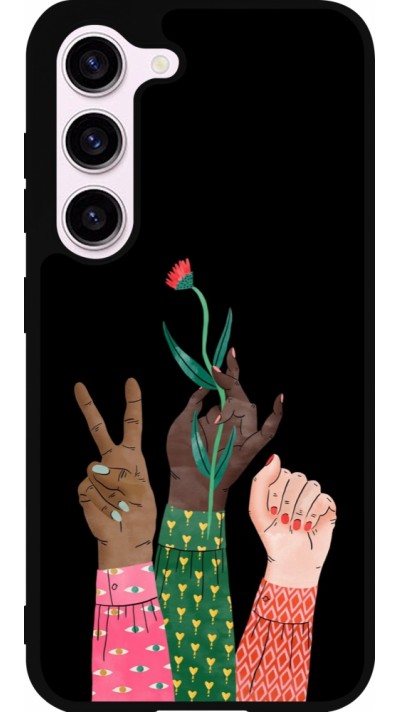Samsung Galaxy S23 FE Case Hülle - Silikon schwarz Womens day 2026 2