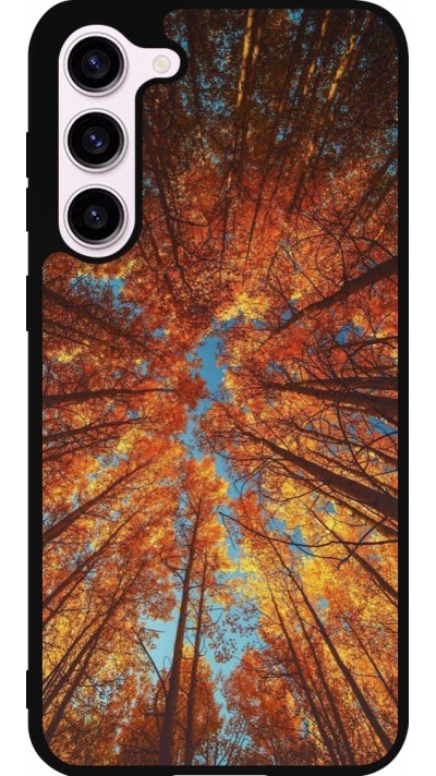 Coque Samsung Galaxy S23+ - Silicone rigide noir Autumn 25 Trees