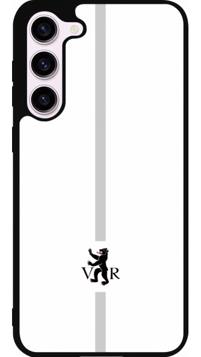 Samsung Galaxy S23+ Case Hülle - Silikon schwarz Kanton AR weiss