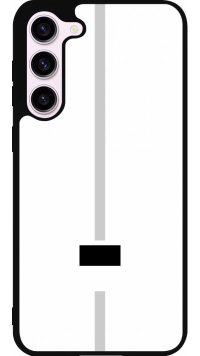 Samsung Galaxy S23+ Case Hülle - Silikon schwarz Kanton FR weiss