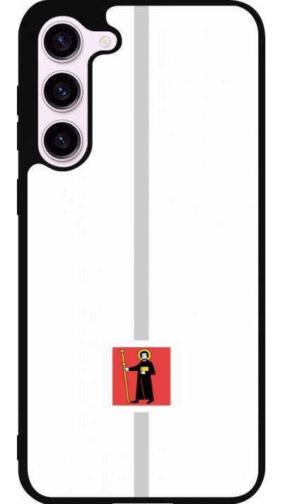 Samsung Galaxy S23+ Case Hülle - Silikon schwarz Kanton GL weiss