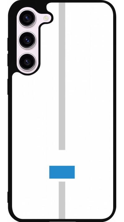 Samsung Galaxy S23+ Case Hülle - Silikon schwarz Kanton LU weiss