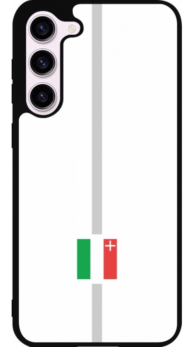 Samsung Galaxy S23+ Case Hülle - Silikon schwarz Kanton NE weiss