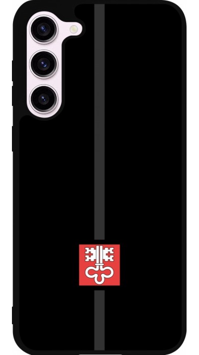 Samsung Galaxy S23+ Case Hülle - Silikon schwarz Kanton NW schwarz