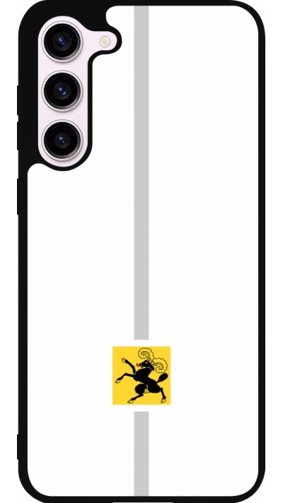 Samsung Galaxy S23+ Case Hülle - Silikon schwarz Kanton SH weiss