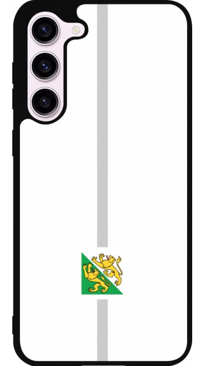Samsung Galaxy S23+ Case Hülle - Silikon schwarz Kanton TG weiss
