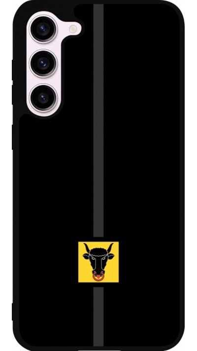 Samsung Galaxy S23+ Case Hülle - Silikon schwarz Kanton UR schwarz