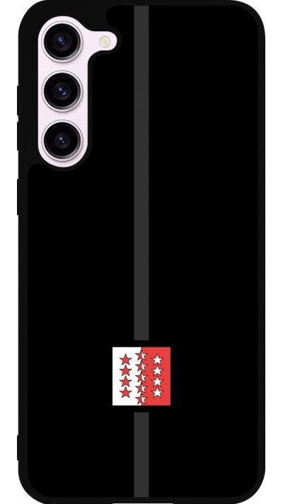 Samsung Galaxy S23+ Case Hülle - Silikon schwarz Kanton VS schwarz