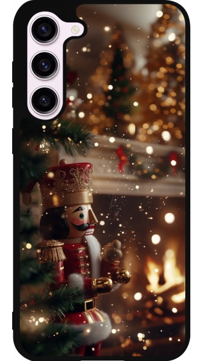 Coque Samsung Galaxy S23+ - Silicone rigide noir Christmas 25 Xmas Nutcracker