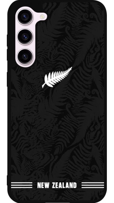 Coque Samsung Galaxy S23+ - Silicone rigide noir Maillot de football Nouvelle-Zélande 2026 personnalisable