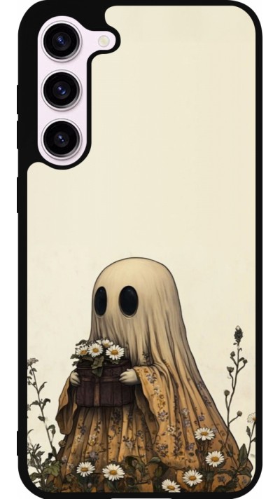 Coque Samsung Galaxy S23+ - Silicone rigide noir Halloween 2025 Ghost gardener