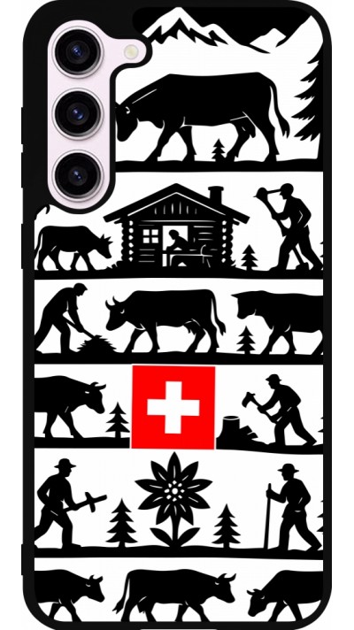 Samsung Galaxy S23+ Case Hülle - Silikon schwarz Poya Schweiz 1
