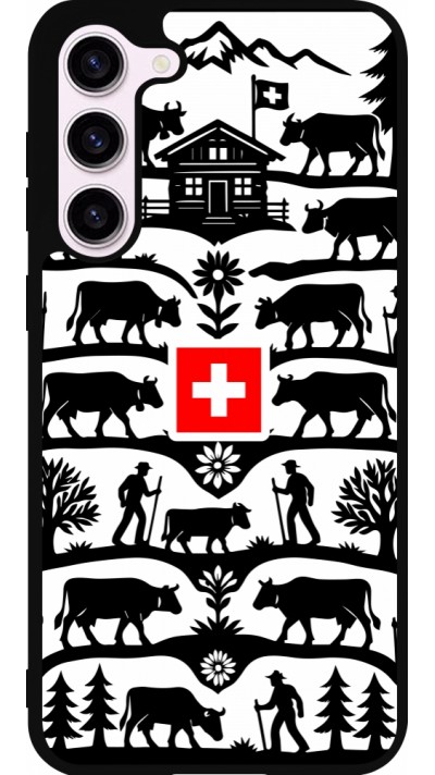 Samsung Galaxy S23+ Case Hülle - Silikon schwarz Poya Schweiz 3