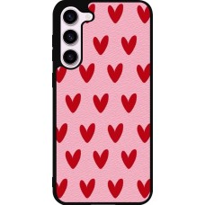 Samsung Galaxy S23+ Case Hülle - Silikon schwarz Saint Valentines Day 26 Pattern heart