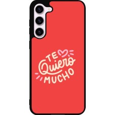 Samsung Galaxy S23+ Case Hülle - Silikon schwarz Saint Valentines Day 26 Te quiero mucho