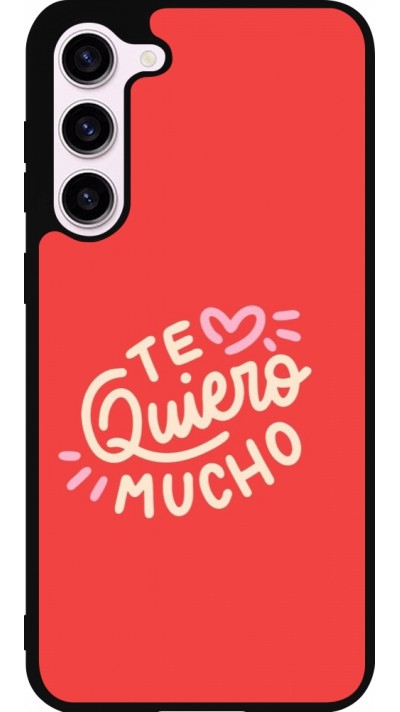 Samsung Galaxy S23+ Case Hülle - Silikon schwarz Saint Valentines Day 26 Te quiero mucho