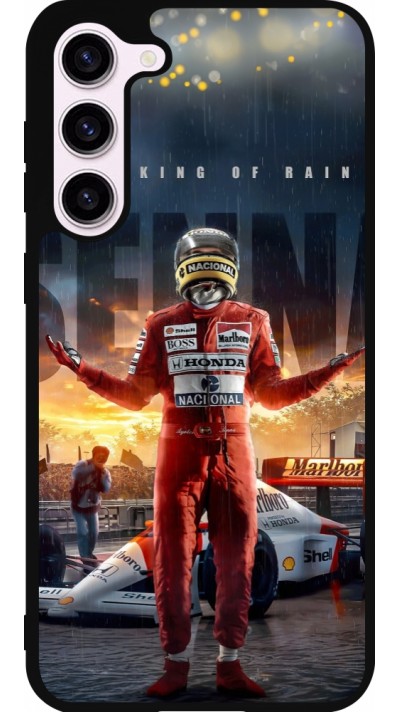 Coque Samsung Galaxy S23+ - Silicone rigide noir Senna The King of Rain
