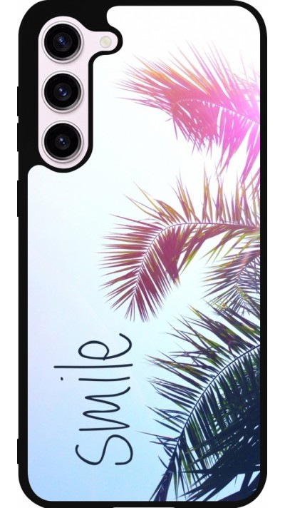 Coque Samsung Galaxy S23+ - Silicone rigide noir Smile 05