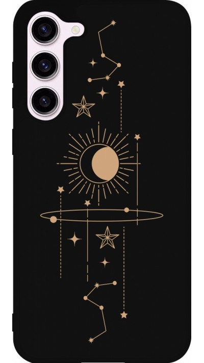Coque Samsung Galaxy S23+ - Silicone rigide noir Spring 23 astro